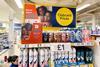 In Kind Direct display in Tesco
